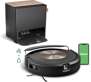 iRobot Roomba Combo j9+ Staubsauger- und Wischroboter mit automatischer Saug- und Nachfüllstation, Präzisionsvision-Navigation und Sprachassistenten-Kompatibilität  