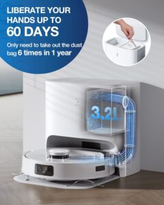 ECOVACS Deebot T10+ Saug- und Wischroboter mit 3000Pa Saugleistung und 3.2L Saugstation