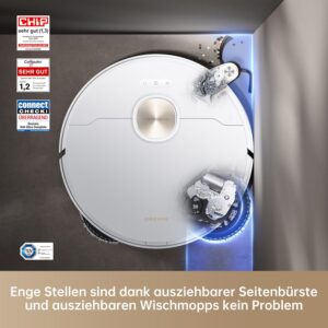 Dreame X40 Ultra Robot Vacuum Cleaner mit Mop-Funktion und hoher Saugkraft