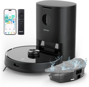 AIRROBO Robot Vacuum Cleaner mit Wischfunktion und LiDAR-Navigation, ideal für Teppiche und Hartböden