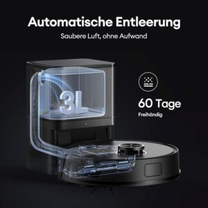 Ultenic T10 Lite Roboterstaubsauger mit Mop-Funktion, der für gründliche Reinigung und Wischfunktion sorgt