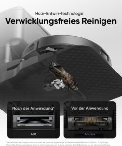 eufy L60 Robot Vacuum Cleaner auf Hartboden mit hoher Saugleistung