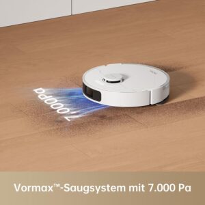 MOVA S10 Robot Vacuum Cleaner, Saugroboter mit starker 7.000Pa Saugkraft und innovativer 3DAdapt Hindernisvermeidung