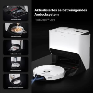 Roborock S8 Pro Ultra Saugroboter mit Wischfunktion und All-in-One Dockingstation