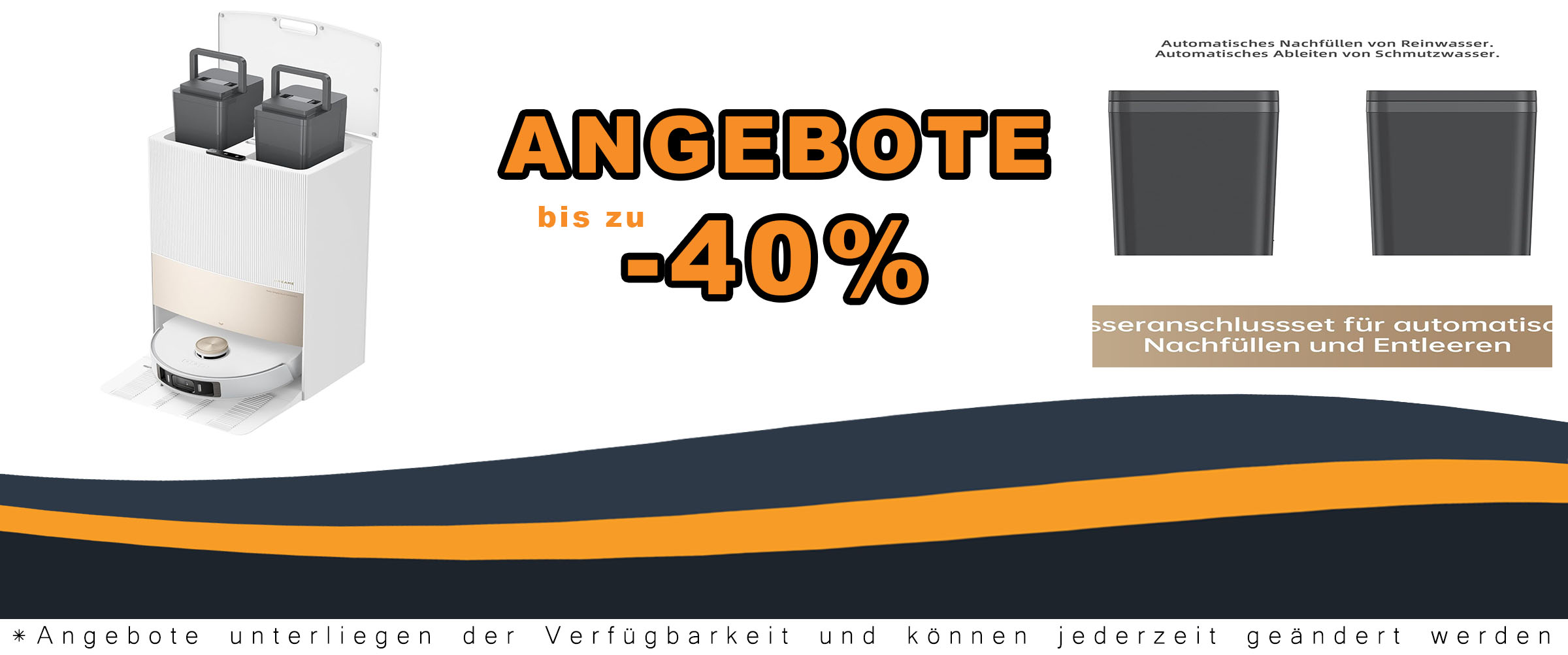 Automatisches Nachfüll- und Entleerungs-Kit für den dreame L20 Ultra  