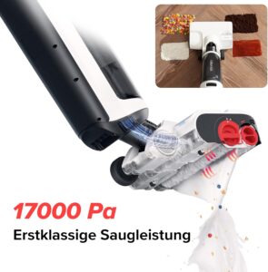 Roborock Dyad Pro Wet Dry Vacuum Cleaner mit kabelloser Nutzung, automatischer Trocknung und Selbstreinigung  