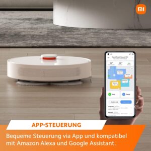 Xiaomi Robot Vacuum S10+ Staubsauger und Wischroboter, der mit hoher Saugkraft und intelligentem Navigationssystem für eine gründliche Reinigung sorgt